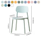 Scandinavian Armless Dining Chairs Plastic Open Back Dining Side Chair (Set of 4) Clearhalo ' kitchen&dining_furn' 'Dining Chairs' 'Dining Tables & Seating' 'dining_chair' 'furn' 'furn_dining_chair' 'Furniture' 'furniture_dining_chair' 'Kitchen & Dining Furniture' 'kitchen' 1200x1200_a4f7be21-47c6-41ca-a149-4b6aa6ce88ad