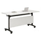 Rectangular Writing Desk Metal Base with Caster Wheel Desk for Office Clearhalo 'Furniture' 'furniture_office_desk' 'Office Desks' 'Office Furniture' 'office_desk' 1200x1200_a4fd6385-ff2e-4f40-9188-10fd2d51473b