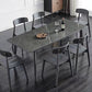 Industrial Rectangle Dining Table for Restaurant Sintered Stone Top Table with 4 Legs Clearhalo ' dining_table' 'Dining Tables & Seating' 'Dining Tables' 'furn' 'furn_dining_table' 'Furniture' 'furniture_dining_table' 'Kitchen & Dining Furniture' 'kitchen&dining_furn' 'kitchen' 'kitchen_dining_table' 1200x1200_a5003b99-8639-49ea-8955-f5de6c0e45a9
