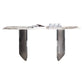 Rectangular Dining Table Modern Stone Top Dining Table with Double Pedestal Clearhalo ' dining_table' 'Dining Tables & Seating' 'Dining Tables' 'furn' 'furn_dining_table' 'Furniture' 'furniture_dining_table' 'Kitchen & Dining Furniture' 'kitchen&dining_furn' 'kitchen' 'kitchen_dining_table' 1200x1200_a5009561-821c-400c-b8a3-9d93c5f6c4bb