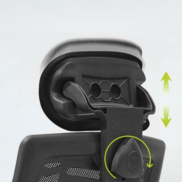 人間工学に基づいたメッシュデスクチェアハイバック固定腕の椅子のホームオフィス