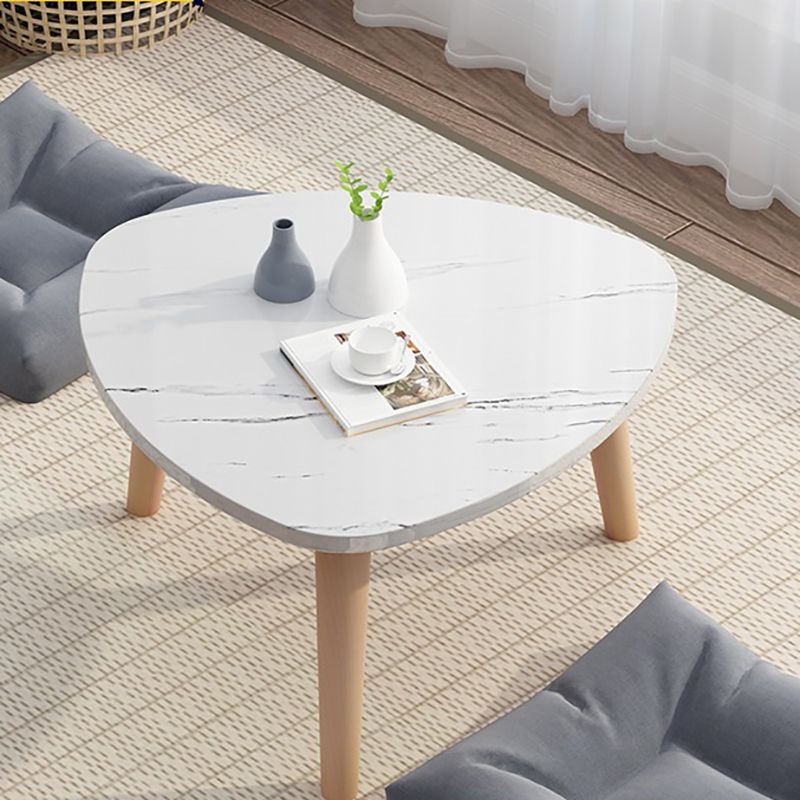 Black/white/grey Round Coffee Table Made of Wood and Wood-based Panel Clearhalo 'Coffee & Accent Tables' 'Coffee Tables' 'coffee_tables' 'furn' 'furn_coffee_tables' 'Furniture' 'furniture_coffee_tables' 'Living Room Furniture' 1200x1200_a5020a99-1394-4cce-aa5b-dcdc70a0e013