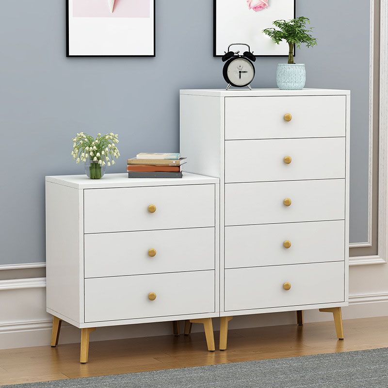 Cómoda de almacenamiento vertical de madera de ingeniería Glam, cómoda para dormitorio con cajones