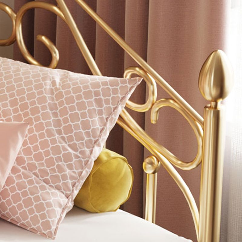 Cadre de lit métallique glamour 45 "de haut lit ouvert avec tête de lit