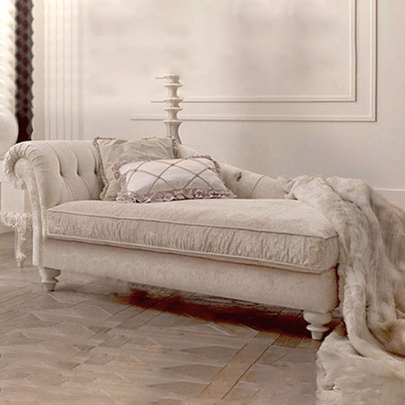 Scandinavian Upholstered Chaise Lounge Couch Fabric Chaise Lounge Chair Clearhalo 'Chairs & Seating' 'Chaise Lounge' 'chaise_lounge' 'furn' 'furn_chaise_lounge' 'Furniture' 'Living Room Furniture' 1200x1200_a503bd41-1647-4cff-8b90-f35e19fed211