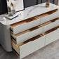Modern sideboard a buffet a 6 cassetto tavolo da sella per uso soggiorno