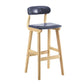 Scandinavia Style Bar-stool Wooden Legs Leather Seat for Kitchen Bar Clearhalo 'Bar Furniture' 'Bar Stools' 'bar_stools' 'furn' 'furn_bar_stools' 'furniture_bar_stools' 'Kitchen & Dining Furniture' 'kitchen&dining_furn' 'kitchen' 'kitchen_furn' Furniture' 1200x1200_a505eee4-96eb-46f8-9ad0-83fe5455ecf4