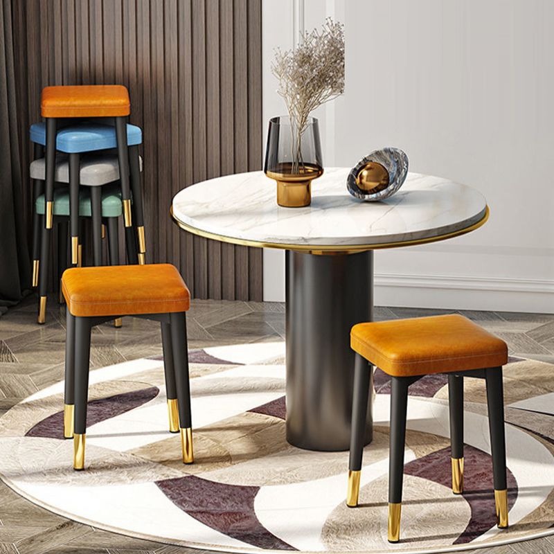 Contemporary Grey Standard Scratch Resistant Standard for Drawing Room Clearhalo 'furn' 'furn_ottomans_poufs' 'Furniture' 'Living Room Furniture' 'Ottomans & Poufs' 'ottomans_poufs' 1200x1200_a5084cd4-fcb6-472a-a2bb-91ede7ffdfb6