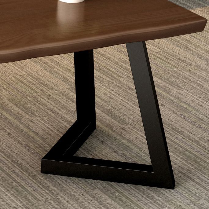 Modern Brown Top Office Desk Solid Wood Writing Desk for Home Clearhalo 'furn' 'furn_office_desk' 'Furniture' 'Office Desks' 'Office Furniture' 'office_desk' 1200x1200_a50dce29-11a0-428a-ab05-76dc05c2f3d9