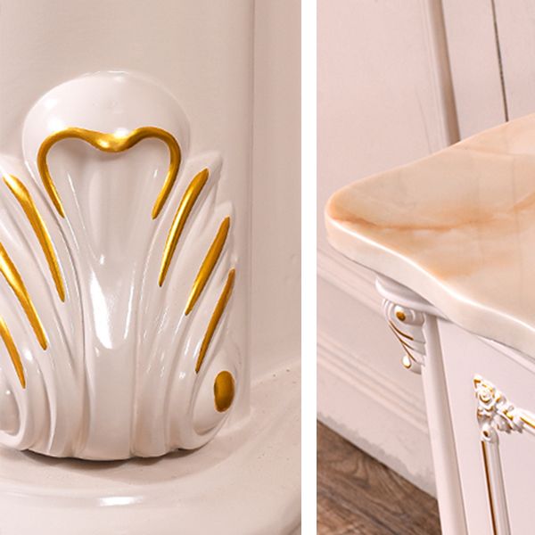 Sideboard in legno di quercia a 2 porte in stile glam per soggiorno