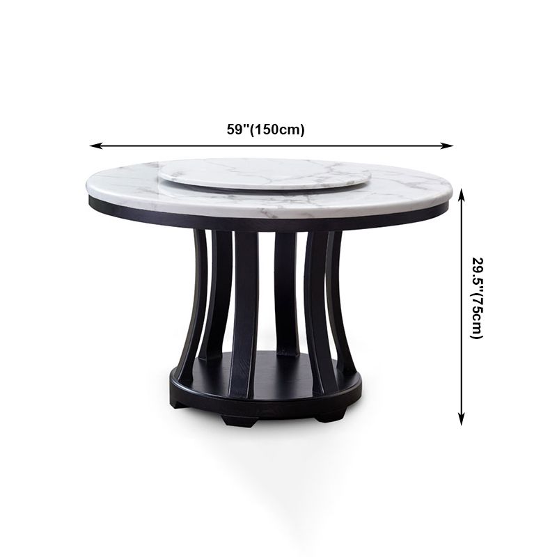 Modern White Standard Dining Table Round Marble Dining Table with Pedestal Base Clearhalo ' dining_table' 'Dining Tables & Seating' 'Dining Tables' 'furn' 'furn_dining_table' 'Furniture' 'furniture_dining_table' 'Kitchen & Dining Furniture' 'kitchen&dining_furn' 'kitchen' 'kitchen_dining_table' 1200x1200_a50f1278-37a7-4ccc-b290-30976e50c35a