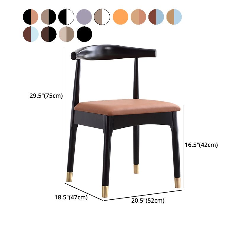 Indoor Scandinavian Side Chair Open Back Upholstered Wood Dining Room Chair Clearhalo ' kitchen&dining_furn' 'Dining Chairs' 'Dining Tables & Seating' 'dining_chair' 'furn' 'furn_dining_chair' 'Furniture' 'furniture_dining_chair' 'Kitchen & Dining Furniture' 'kitchen' 1200x1200_a511deba-5f7c-40a4-ad5d-6159ecc0dd02