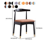 Indoor Scandinavian Side Chair Open Back Upholstered Wood Dining Room Chair Clearhalo ' kitchen&dining_furn' 'Dining Chairs' 'Dining Tables & Seating' 'dining_chair' 'furn' 'furn_dining_chair' 'Furniture' 'furniture_dining_chair' 'Kitchen & Dining Furniture' 'kitchen' 1200x1200_a511deba-5f7c-40a4-ad5d-6159ecc0dd02