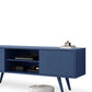 Console multimediale scandinava Console porta TV in legno per soggiorno