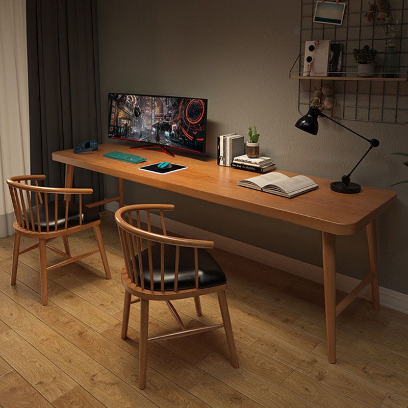 Scrivania rettangolare contemporanea scrivania in legno solido per casa