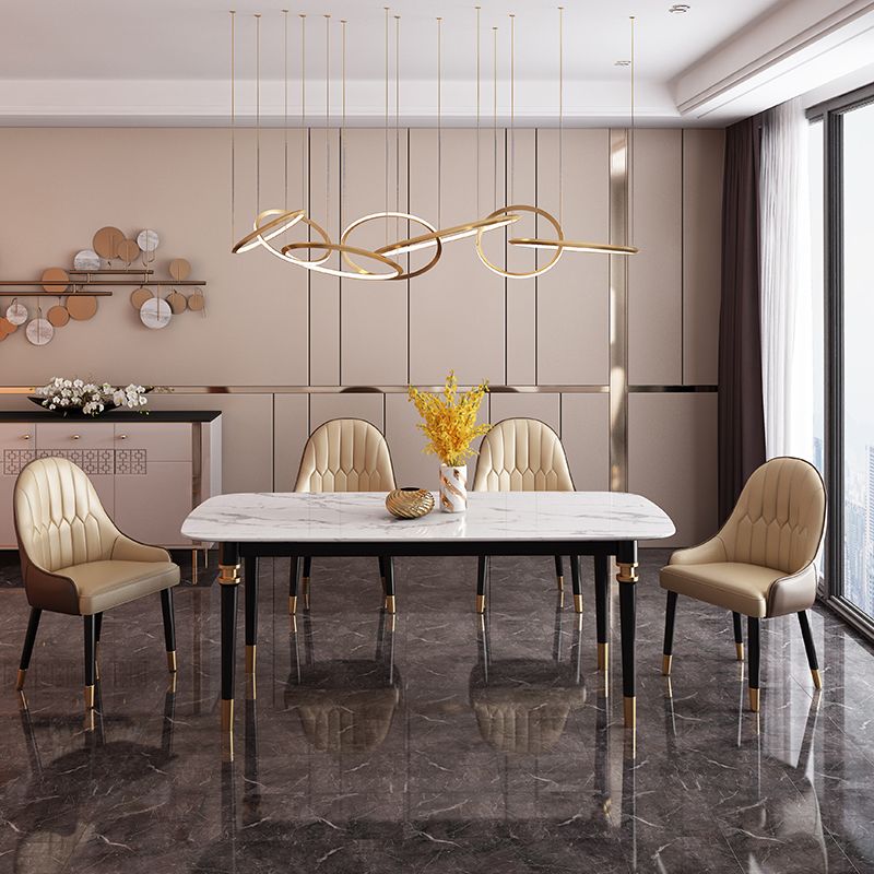 Marble 1/2/5/7 Pieces Dining Set Modern Dining Furniture Set /Separate Items Clearhalo 'Dining Room Sets' 'Dining Tables & Seating' 'dining_room_set' 'furn' 'furn_dining_room_set' 'Furniture' 'furniture_dining_room_set' 'Kitchen & Dining Furniture' 'kitchen&dining_furn' 'kitchen' 1200x1200_a518268b-4601-4f8f-abac-17b67bfc1126