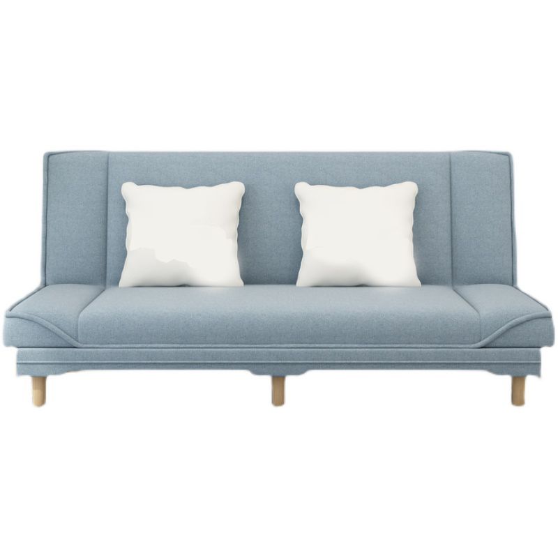 Sofá de durmiente convertible sin brazo de lino de 31.5 "H Contemporáneo