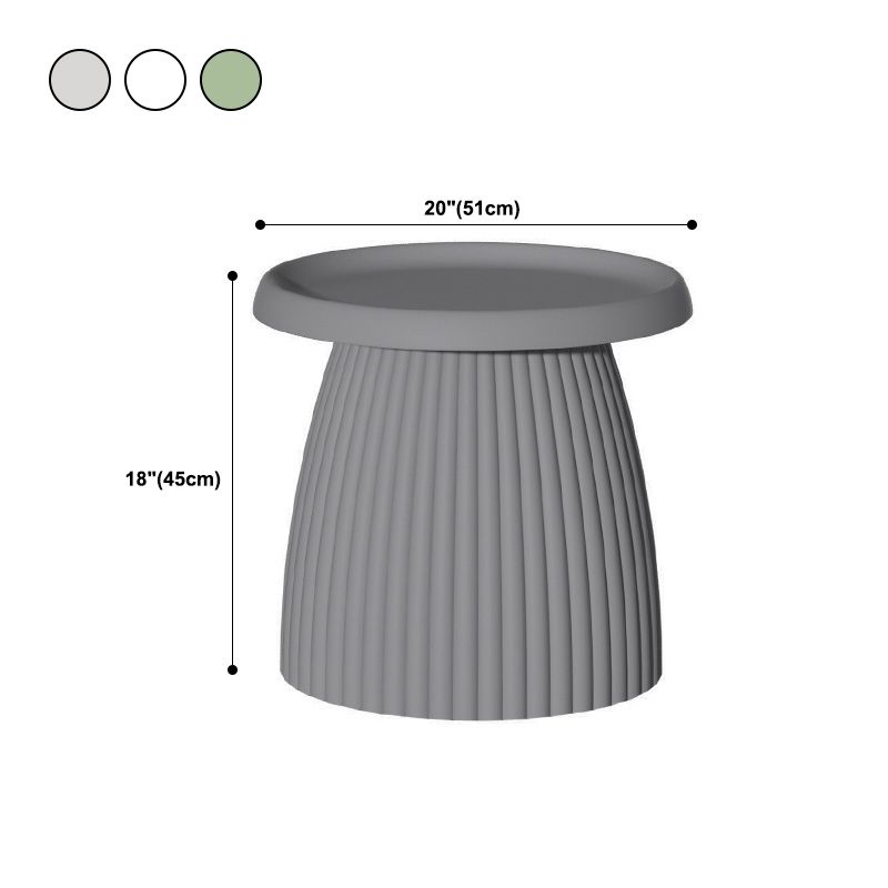 Mesa de acento contemporáneo de la mesa de acento 17.7 "Cama de altura Nightsntand