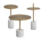 Marble Pedestal End Table Metal Black/ Gold Round Side End Table Clearhalo 'Coffee & Accent Tables' 'End & Side Tables' 'end_side_table' 'end_side_tables' 'furn' 'furn_end_side_tables' 'Furniture' 'furniture_end_side_table' 'Living Room Furniture' 1200x1200_a51b0b08-8b5e-4fb8-96f8-63c78dae19c5