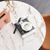 Round Shape Tulip Base Table Luxury White Tone Fixed Table with Sintered Stone Clearhalo ' dining_table' 'Dining Tables & Seating' 'Dining Tables' 'furn' 'furn_dining_table' 'Furniture' 'furniture_dining_table' 'Kitchen & Dining Furniture' 'kitchen&dining_furn' 'kitchen' 'kitchen_dining_table' 1200x1200_a51b4aa7-b831-451a-b657-b0a546a91098