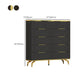 Commode de rangement en pierre de coffre de rangement contemporain de 11,7 pouces de largeur