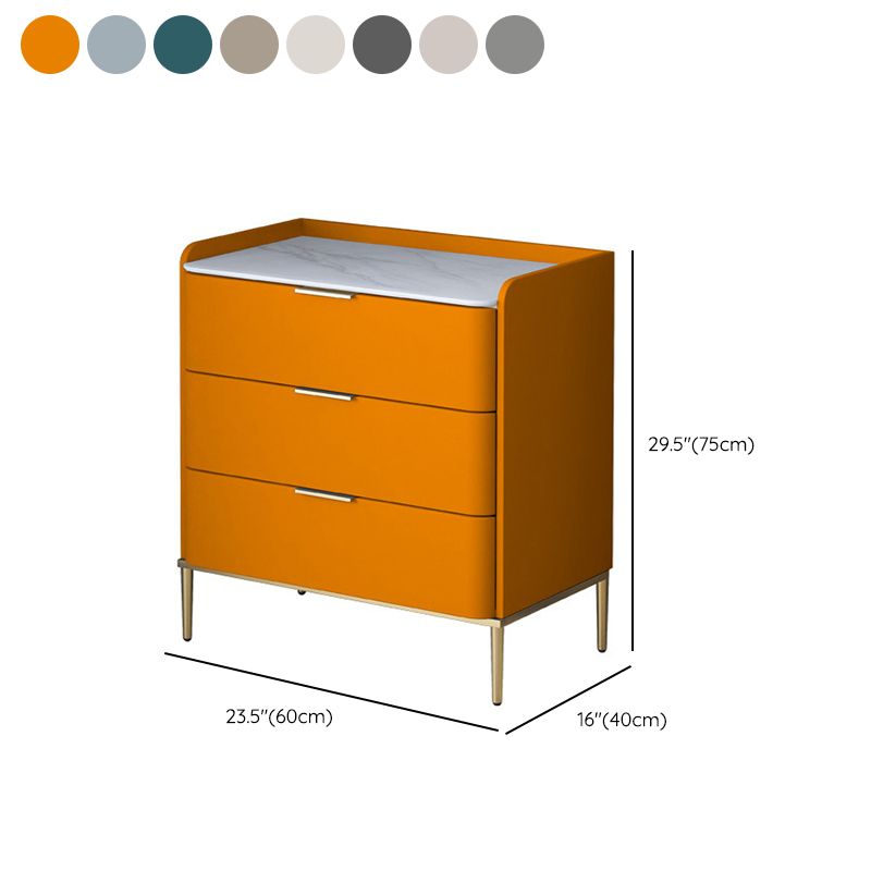 Glam Stone Storage Chest Bedroom 15.7" Wide Vertical Chest with Drawers Clearhalo 'Bedroom Furniture' 'Dressers & Chests' 'dressers_chests' 'furn' 'furn_dressers_chests' 'Furniture' 1200x1200_a51d58ac-8c35-4ec9-97ef-0ff36a304088