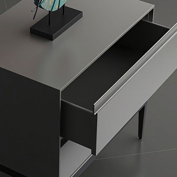 Modern Accent Table Nightstand Faux Wood Bedside Cabinet for Bedroom Clearhalo 'Bedroom Furniture' 'furn' 'furn_night_stand' 'Furniture' 'night_stand' 'Nightstands' 1200x1200_a51d897c-d089-428a-92b1-9b26253bfedb