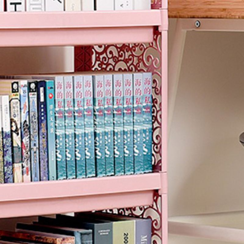 Contemporary Style Bookshelf Plastic Open Back Bookcase for Home Office Clearhalo 'Bookcases' 'furn' 'furn_bookcases' 'Furniture' 'furniture_bookcases' 'Office Furniture' 1200x1200_a51f950a-421a-4b4c-81f0-fe9019a776bc