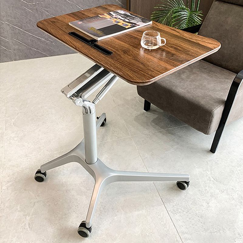 Rectangular Shaped Office Table Wood Writing Desk with Wheels for Office Clearhalo 'furn' 'furn_office_desk' 'Furniture' 'Office Desks' 'Office Furniture' 'office_desk' 1200x1200_a520a33b-39bc-4799-afcf-117040ad2573