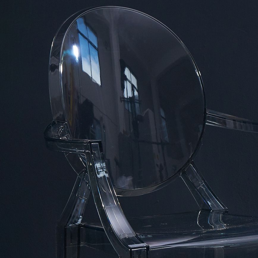 Scandinavian Plastic Dining Arm Chair Open Back Side Chair for Home Use Clearhalo ' kitchen&dining_furn' 'Dining Chairs' 'Dining Tables & Seating' 'dining_chair' 'furn' 'furn_dining_chair' 'Furniture' 'furniture_dining_chair' 'Kitchen & Dining Furniture' 'kitchen' 1200x1200_a5226f3e-34eb-4107-b861-2b1bf5b9b2eb