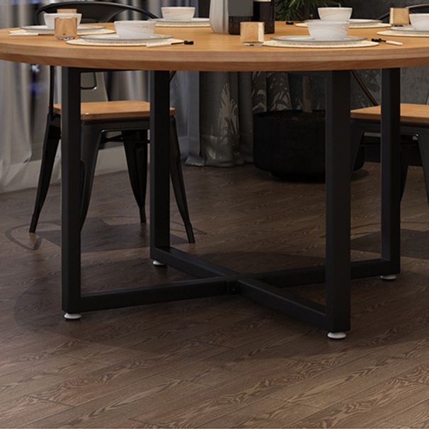 Nordic 1/5/7 Pieces Dining Set Round Wood Dining Table for Dining Room Clearhalo 'Dining Room Sets' 'Dining Tables & Seating' 'dining_room_set' 'furn' 'furn_dining_room_set' 'Furniture' 'Kitchen & Dining Furniture' 1200x1200_a523633d-d76f-481b-b22b-1b445b7e5288