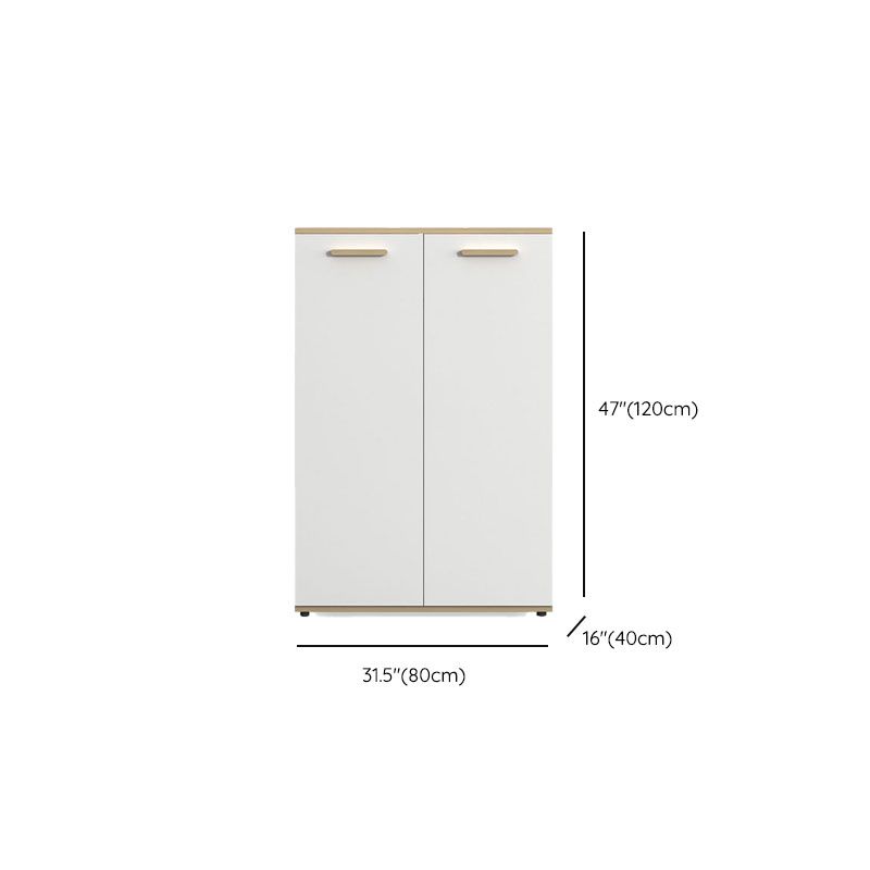 Archivador de madera de archivos laterales escandinavos para la oficina de madera para la oficina en casa