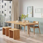 Modern Solid Wood Dinette Table Acrylic Base Dining Table for Living Room Clearhalo 'Dining Tables & Seating' 'Dining Tables' 'dining_table' 'furn' 'furn_dining_table' 'Furniture' 'furniture_dining_table' 'Kitchen & Dining Furniture' 1200x1200_a526b234-8d2a-4638-9e30-39102c7f331d