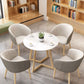 Modern Style Round Dining¬†Room¬†Table¬†Set with Sintered Stone Dinette Set with 4 Legs Table Clearhalo 'Dining Room Sets' 'Dining Tables & Seating' 'dining_room_set' 'furn' 'furn_dining_room_set' 'Furniture' 'furniture_dining_room_set' 'Kitchen & Dining Furniture' 'kitchen&dining_furn' 'kitchen' 1200x1200_a5296f99-9717-4d1e-a87e-95b881676083