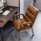 Working Chair with Padded Arms Modern Style Home Office Chair Clearhalo 'furn' 'furn_office_chair' 'Furniture' 'Office Chairs' 'Office Furniture' 'office_chair' 1200x1200_a52bc24d-86de-4c42-99dd-d3a314e3e9c3