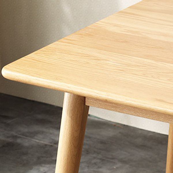 Modern Rectangle Dining Table Solid Wood Dining Table with 4 Legs for Home Use Clearhalo ' dining_table' 'Dining Tables & Seating' 'Dining Tables' 'furn' 'furn_dining_table' 'Furniture' 'furniture_dining_table' 'Kitchen & Dining Furniture' 'kitchen&dining_furn' 'kitchen' 'kitchen_dining_table' 1200x1200_a52cb914-22af-4937-aa90-48f675a7e357