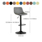 1 Pcs Scandinavian Adjustable Height Counter Stools Leather Iron Bar Stools with Footrest Clearhalo 'Bar Furniture' 'Bar Stools' 'bar_stools' 'furn' 'furn_bar_stools' 'furniture_bar_stools' 'Kitchen & Dining Furniture' 'kitchen&dining_furn' 'kitchen' 'kitchen_furn' Furniture' 1200x1200_a52e6fc7-551d-4f19-a8f8-196c54c3c77a
