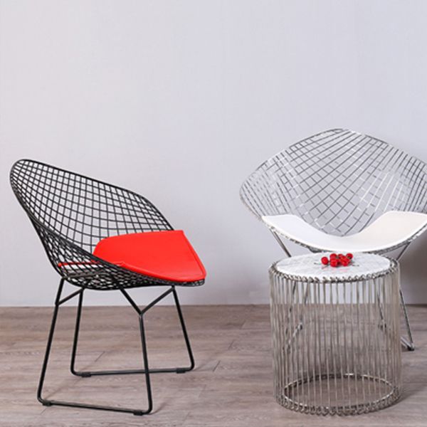 Scandinavian Armless Dining Chairs Upholstered Dining Side Chairs with Metal Legs Clearhalo ' kitchen&dining_furn' 'Dining Chairs' 'Dining Tables & Seating' 'dining_chair' 'furn' 'furn_dining_chair' 'Furniture' 'furniture_dining_chair' 'Kitchen & Dining Furniture' 'kitchen' 1200x1200_a52ea732-a47a-485a-9034-9b4f59cbaa50