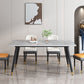 Modern 4 Legs Dining Table Sintered Stone Dinner Table for Dining Room Clearhalo 'Dining Tables & Seating' 'Dining Tables' 'dining_table' 'furn' 'furn_dining_table' 'Furniture' 'Kitchen & Dining Furniture' 1200x1200_a52f0760-9b9f-430d-93cd-c25e929a94c1