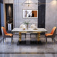 Luxury Marble Dining Table for Restaurant Rectangle Table With Gold Metal Pedestal Clearhalo ' dining_table' 'Dining Tables & Seating' 'Dining Tables' 'furn' 'furn_dining_table' 'Furniture' 'furniture_dining_table' 'Kitchen & Dining Furniture' 'kitchen&dining_furn' 'kitchen' 'kitchen_dining_table' 1200x1200_a52f17f3-1f75-408a-99aa-6e76860bd15d
