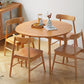 Cherry Wooden Round Table Extendable 4 Legs Square Dining Table in Nature Clearhalo ' dining_table' 'Dining Tables & Seating' 'Dining Tables' 'furn' 'furn_dining_table' 'Furniture' 'furniture_dining_table' 'Kitchen & Dining Furniture' 'kitchen&dining_furn' 'kitchen' 'kitchen_dining_table' 1200x1200_a531f0e1-4801-461b-91dd-d528ce1779dc