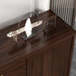 Modernism Wood Sideboard Table 2 Drawers Sideboard with Cabinets for Dining Room