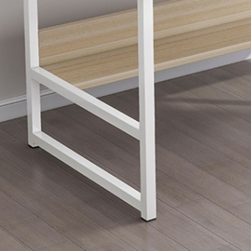 Industrial Rectangular Desk Engineered Wood Writing Desk with Metal Legs Clearhalo 'furn' 'furn_office_desk' 'Furniture' 'Office Desks' 'Office Furniture' 'office_desk' 1200x1200_a53732ec-97ae-4f46-8fc3-2a680ff0d9a4