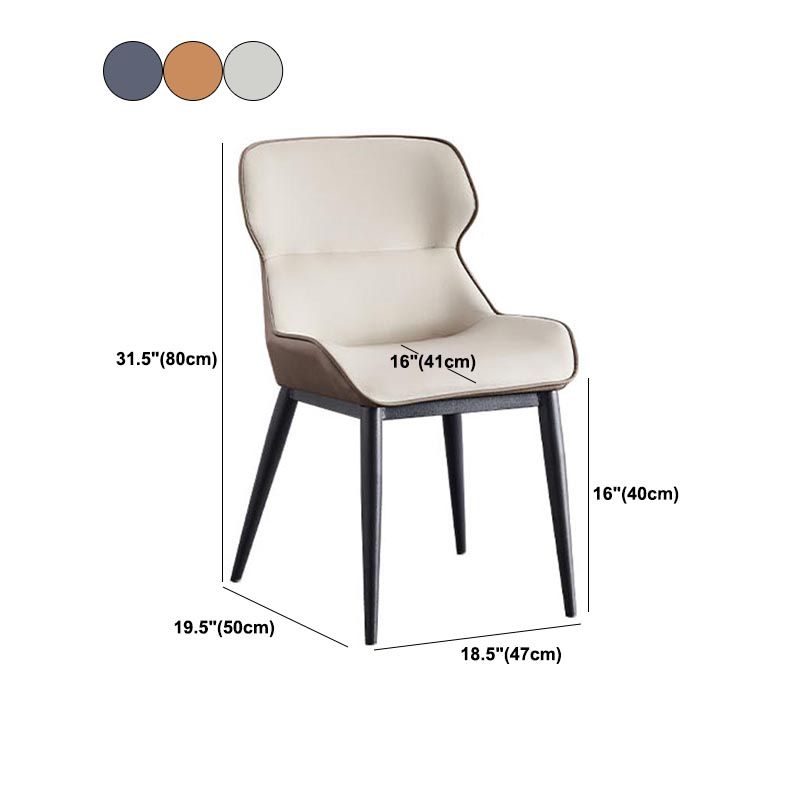 Sedia da pranzo in pelle sedia da pranzo contemporanea