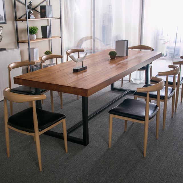 Industrial Wood Dining Room Set 1/2/7/9 Pieces Dining Furniture Set /Separate Items Clearhalo 'Dining Room Sets' 'Dining Tables & Seating' 'dining_room_set' 'furn' 'furn_dining_room_set' 'Furniture' 'furniture_dining_room_set' 'Kitchen & Dining Furniture' 'kitchen&dining_furn' 'kitchen' 1200x1200_a539cd2c-10e2-4265-9a7f-e58d15bc9072