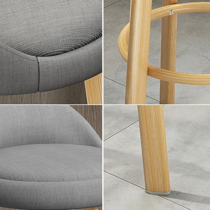 Modern Armless Counter Stool Steel Household Bar Stool with Cushion Clearhalo 'Bar Furniture' 'Bar Stools' 'bar_stools' 'furn' 'furn_bar_stools' 'furniture_bar_stools' 'Kitchen & Dining Furniture' 'kitchen&dining_furn' 'kitchen' 'kitchen_furn' Furniture' 1200x1200_a53b0082-a11a-4c0c-95f4-20bc2cd0ed23
