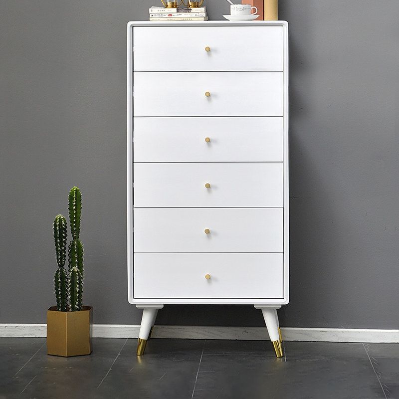 Solid Wood Accent Chest Modern 15.74" Wide Rectangle Chest with Drawers