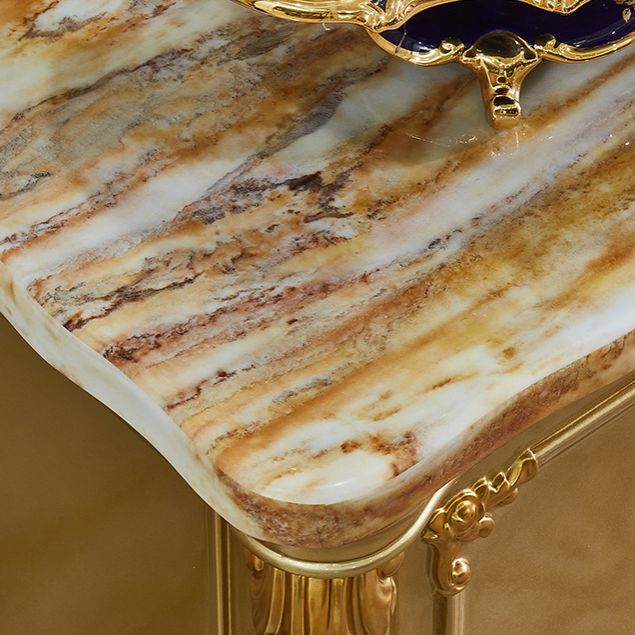 Sideboard glam sideboard in legno massiccio oro con 2 porte per soggiorno