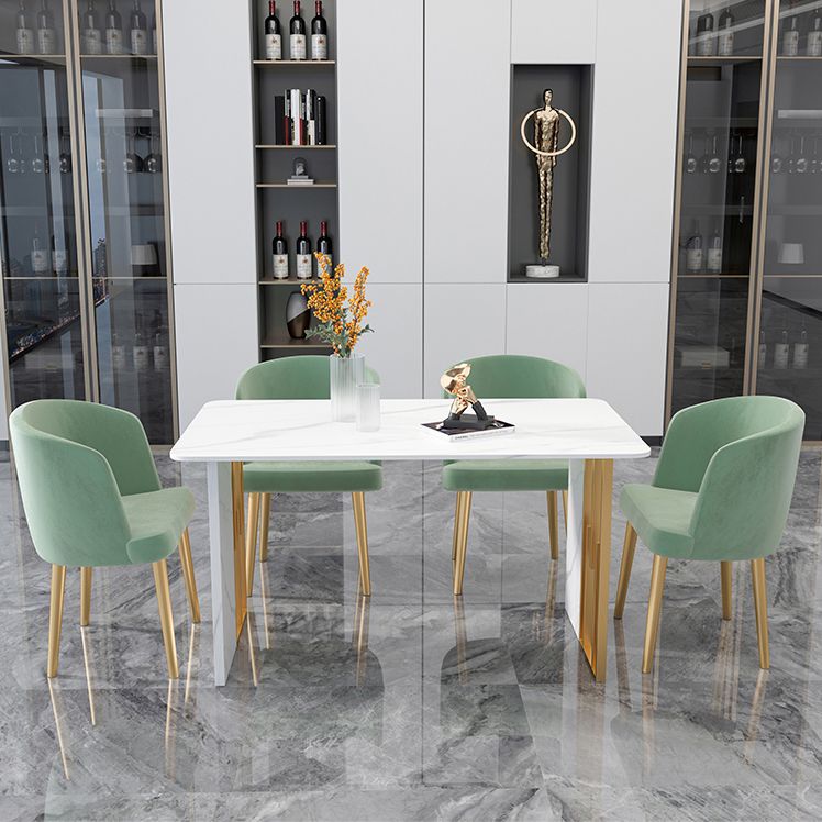 Luxury 1/2/5/7 Pieces Dining Set Sintered Stone Rectangle Dining Table Set with Chairs Clearhalo 'Dining Room Sets' 'Dining Tables & Seating' 'dining_room_set' 'furn' 'furn_dining_room_set' 'Furniture' 'furniture_dining_room_set' 'Kitchen & Dining Furniture' 'kitchen&dining_furn' 'kitchen' 1200x1200_a53f8f3f-beab-49b1-9f9f-241737c2d8b0