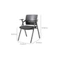 19" Wide Contemporary Desk Chair Black No Wheels Office Chair Clearhalo 'furn' 'furn_office_chair' 'Furniture' 'Office Chairs' 'Office Furniture' 'office_chair' 1200x1200_a53fa8af-295d-4b2d-9502-18d56d95cd5c